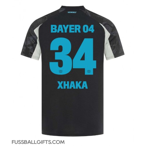 Bayer Leverkusen Granit Xhaka #34 Fußballbekleidung 3rd trikot 2024-25 Kurzarm